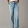 AE Strigid Super High-Waisted Baggy Straight Cut-Out Jean 2 AE Strigid Super High-Waisted Baggy Straight Cut-Out Jean -Aerie 0437 4841 409 of