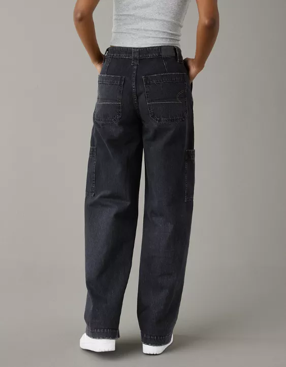AE Super High-Waisted Baggy Wide-Leg Cargo Jean 4 AE Super High-Waisted Baggy Wide-Leg Cargo Jean - Image 2