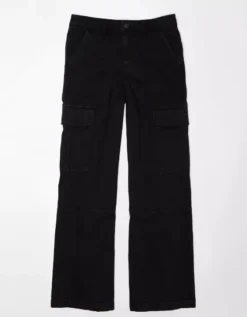 AE Stretch Super High-Waisted Baggy Wide-Leg Cargo Pant 7 AE Stretch Super High-Waisted Baggy Wide-Leg Cargo Pant -Aerie 0461 5034 001 f