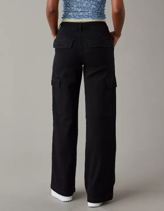 AE Stretch Super High-Waisted Baggy Wide-Leg Cargo Pant 4 AE Stretch Super High-Waisted Baggy Wide-Leg Cargo Pant - Image 2
