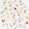 AEO Fruit Hoop + Stud Earring 18-Pack 2 AEO Fruit Hoop + Stud Earring 18-Pack -Aerie 0484 6623 709 l1