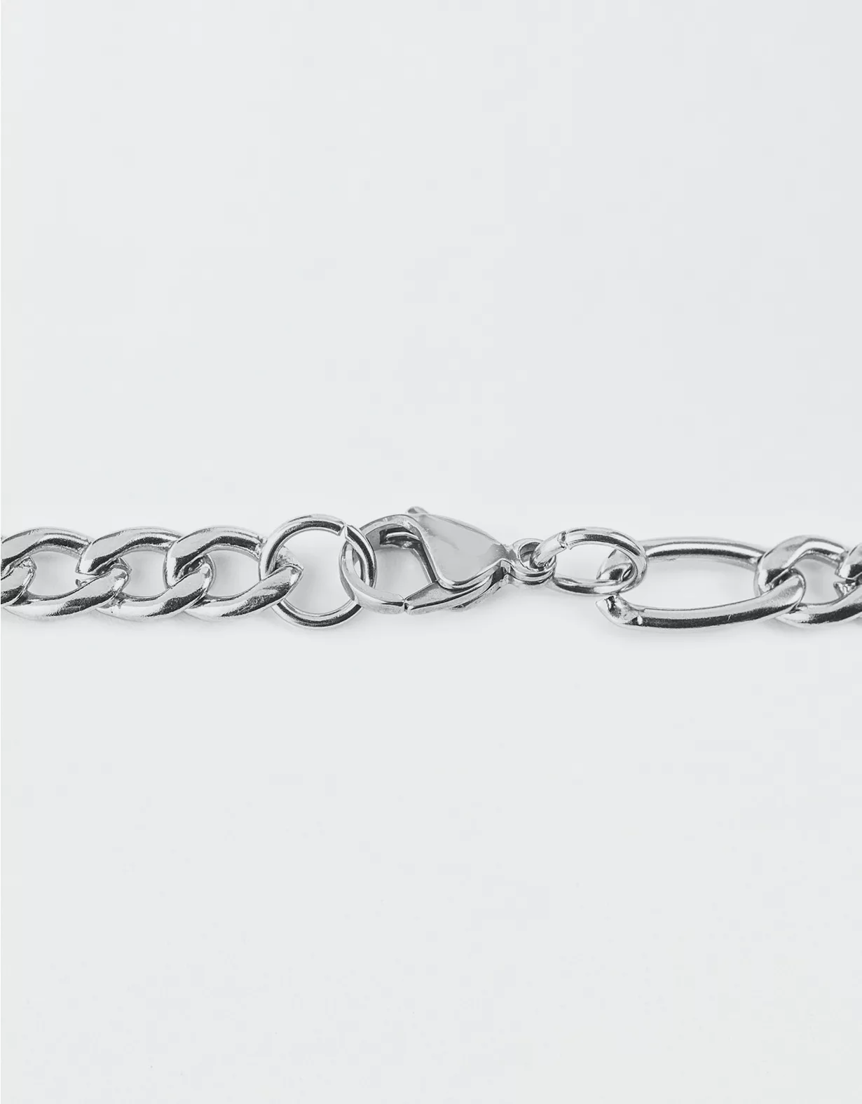 West Coast Jewelry Stainless Steel Figaro Chain Necklace 4 West Coast Jewelry Stainless Steel Figaro Chain Necklace - Image 2