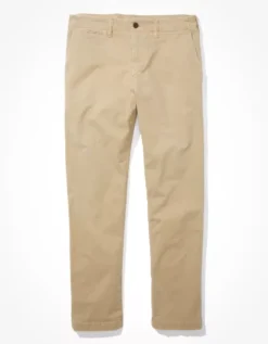 AE Flex Athletic Straight Lived-In Khaki Pant -Aerie 0523 4709 281 f