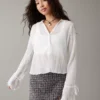 AE Mesh Ruffled Shirt 1 AE Mesh Ruffled Shirt -Aerie 0536 5273 100 of