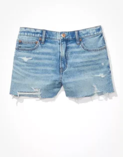 AE Dreamy Drape Denim '90s Boyfriend Short -Aerie 0547 7339 540 f