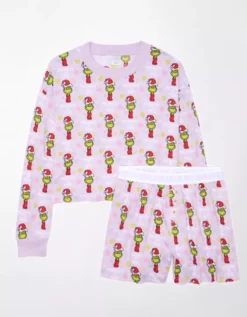 AE Grinch Plush PJ Set -Aerie 0575 2959 133 f