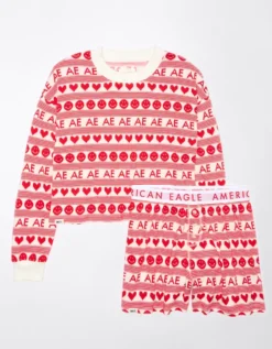 AE Fair Isle Plush PJ Set 6 AE Fair Isle Plush PJ Set -Aerie 0575 2963 600 f