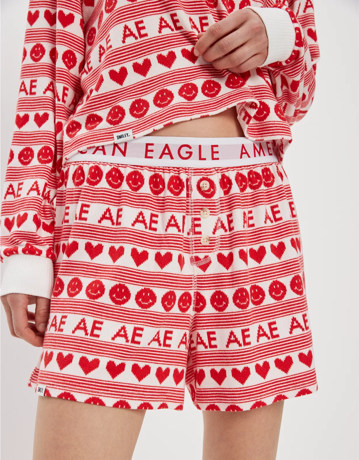 AE Fair Isle Plush PJ Set 2 AE Fair Isle Plush PJ Set