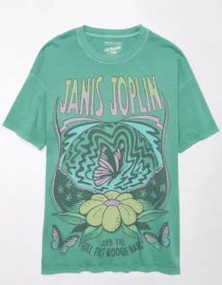 AE Oversized Janis Joplin Graphic Tee -Aerie 1095 9360 748 f