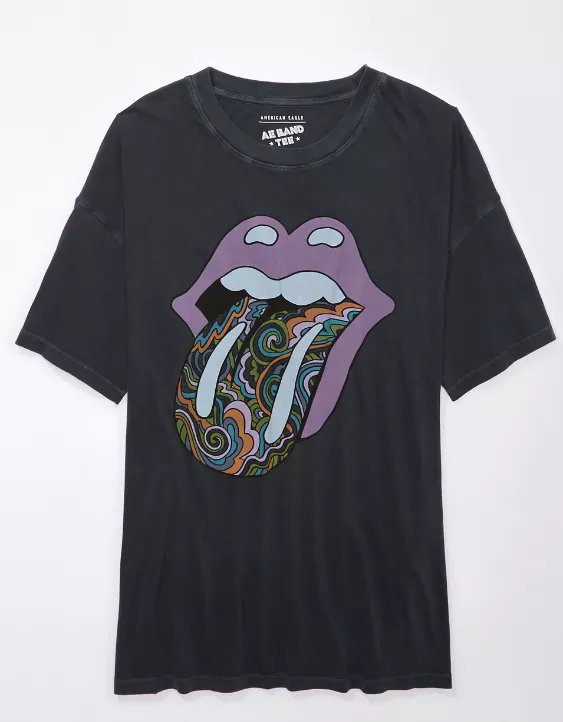 AE Oversized Rolling Stones Graphic Tee 5 AE Oversized Rolling Stones Graphic Tee - Image 3