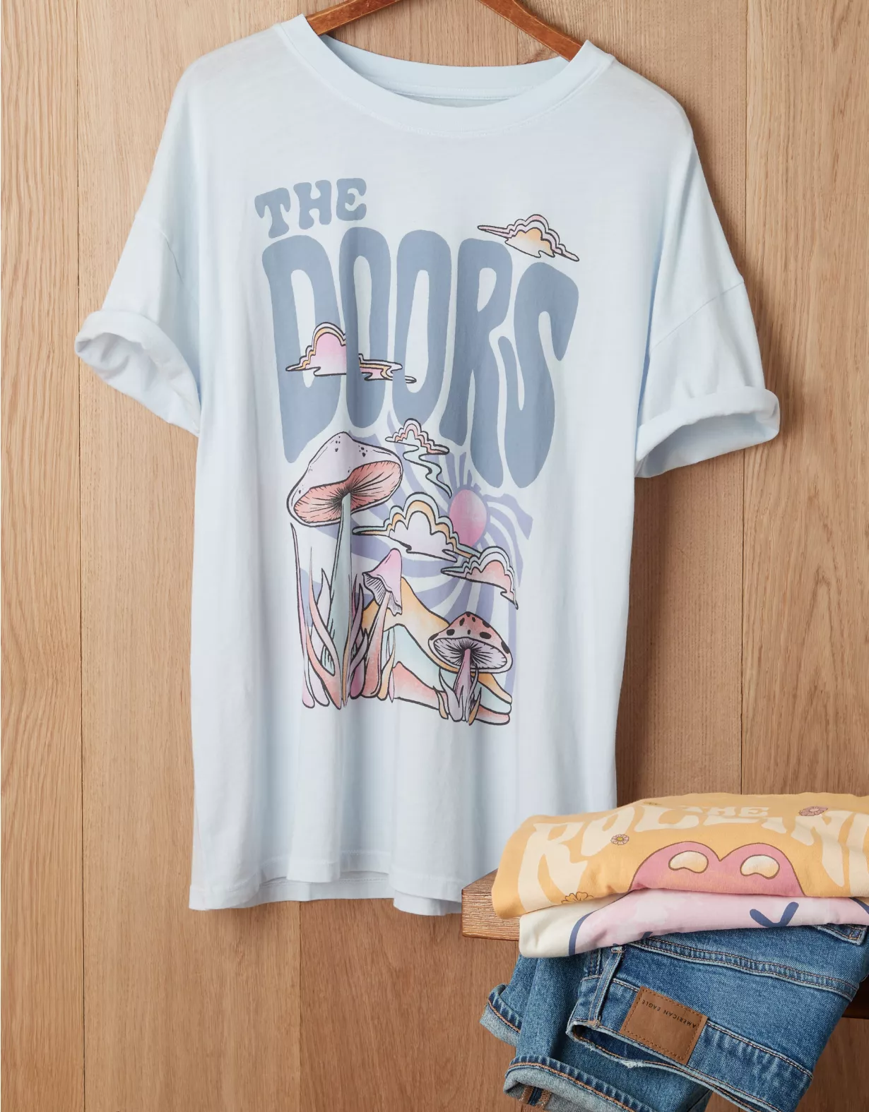 AE Oversized The Doors Graphic Tee 3 AE Oversized The Doors Graphic Tee