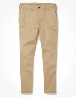 AE Flex Slim Lived-In Khaki Pant -Aerie 1120 4578 281 f