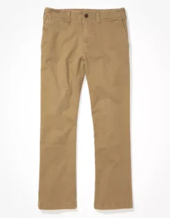 AE Flex Bootcut Lived-In Khaki Pant 7 AE Flex Bootcut Lived-In Khaki Pant -Aerie 1121 4809 238 f