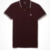 AE Slim Fit Tipped Pique Polo Shirt 2 AE Slim Fit Tipped Pique Polo Shirt -Aerie 1165 9150 613 f