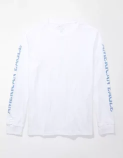 AE Super Soft Long-Sleeve Graphic T-Shirt -Aerie 1182 3389 100 f