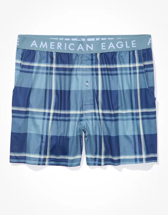 AEO Plaid Ultra Soft Pocket Boxer Short 5 AEO Plaid Ultra Soft Pocket Boxer Short - Image 3