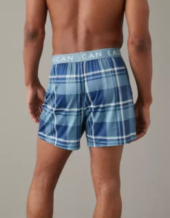 AEO Plaid Ultra Soft Pocket Boxer Short 6 AEO Plaid Ultra Soft Pocket Boxer Short -Aerie 1237 0029 400 ob