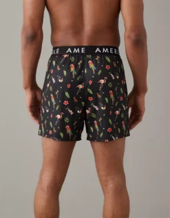 AEO Tropical Birds Ultra Soft Pocket Boxer Short 6 AEO Tropical Birds Ultra Soft Pocket Boxer Short -Aerie 1237 3281 001 ob
