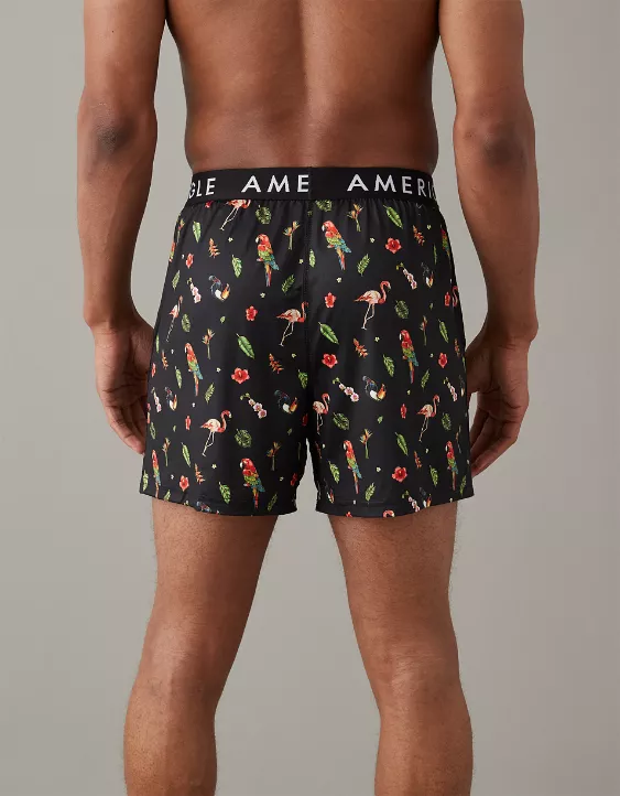 AEO Tropical Birds Ultra Soft Pocket Boxer Short 4 AEO Tropical Birds Ultra Soft Pocket Boxer Short - Image 2
