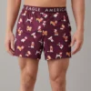 AEO Christmas Dogs Ultra Soft Pocket Boxer Short -Aerie 1237 3702 613 of