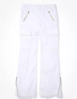 AE Snappy Stretch Low-Rise Baggy Flare Cargo Pant -Aerie 1325 4935 100 f
