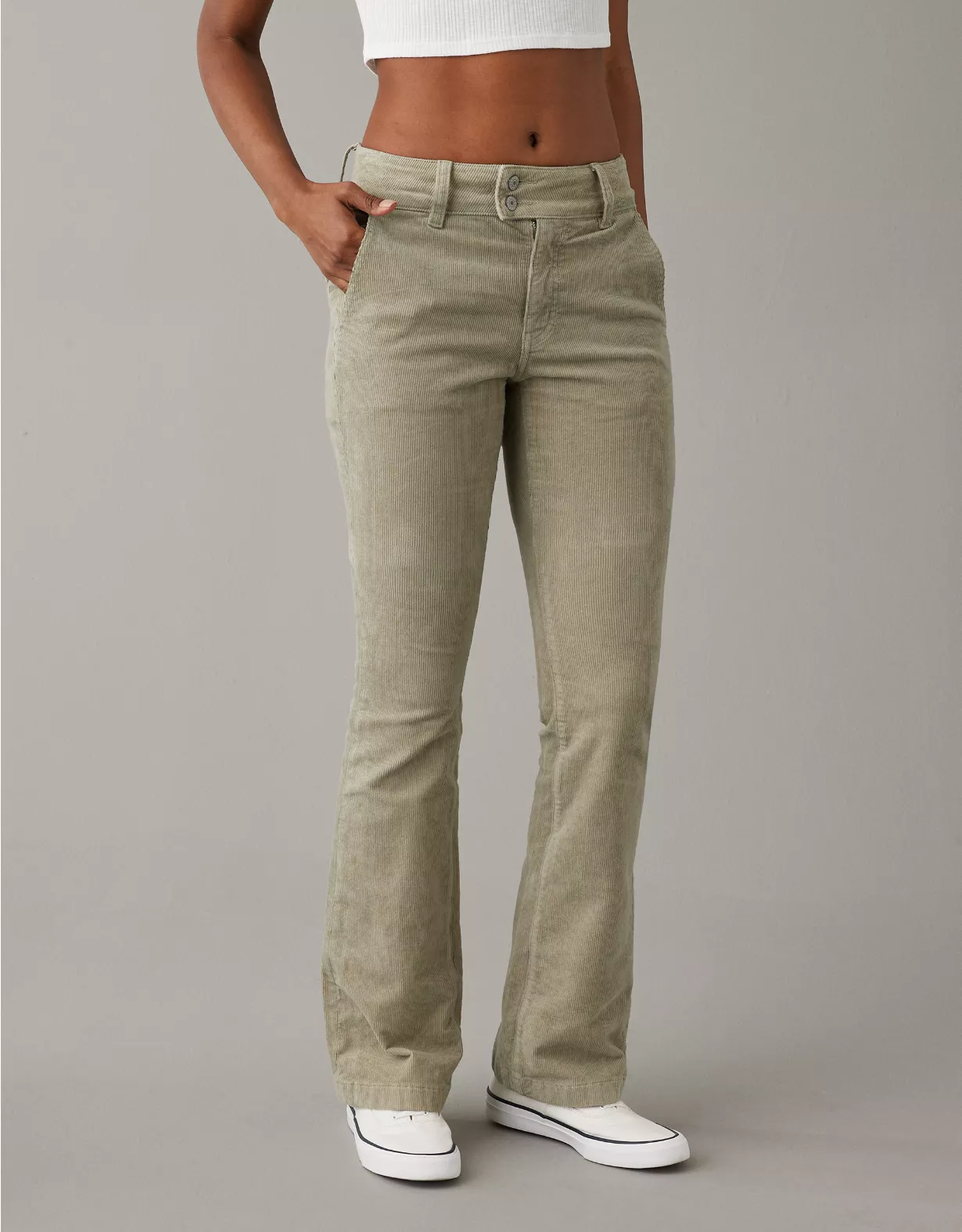 AE Stretch High-Waisted Kick Boot Corduroy Pant 3 AE Stretch High-Waisted Kick Boot Corduroy Pant