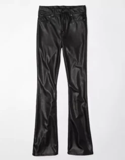 AE Stretch Vegan Leather Super High-Waisted Kick Boot Pant -Aerie 1325 5010 016 f