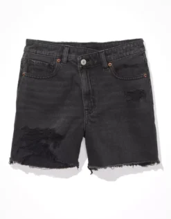 AE Denim Highest Waist Baggy Short 7 AE Denim Highest Waist Baggy Short -Aerie 1334 7429 001 f