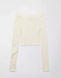 AE Cropped Boatneck Sweater -Aerie 1341 1006 106 f