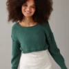 AE Slouchy Cropped Sweater -Aerie 1341 1016 788 of