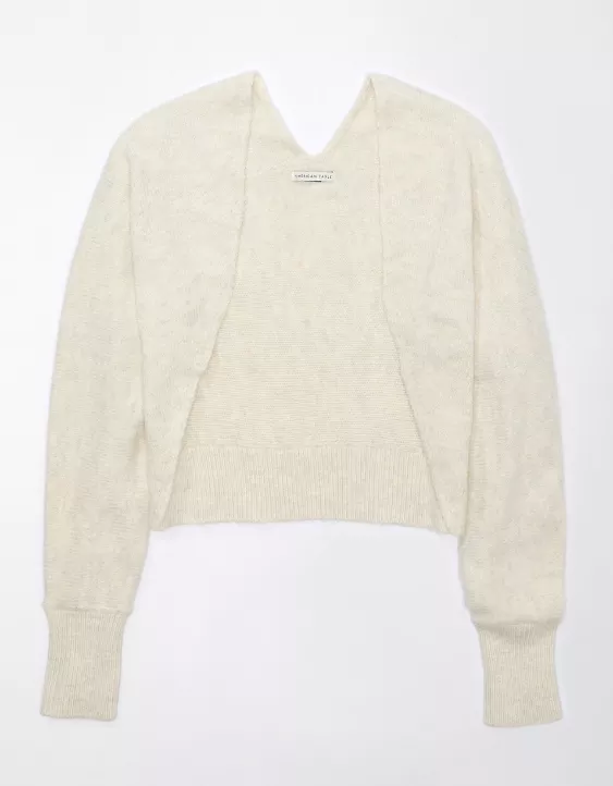 AE Cropped Shrug Cardigan 5 AE Cropped Shrug Cardigan - Image 3