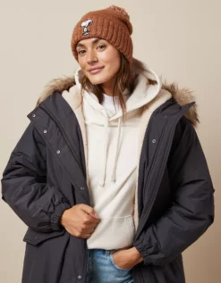 AE Peanuts Pom Beanie -Aerie 1426 3063 200 ob