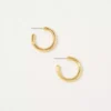 Aerie Demi Fine Chunky Medium Hoop Earrings -Aerie 1498 7508 709 f