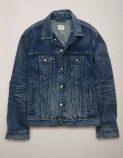 AE77 Premium Denim Trucker Jacket 7 AE77 Premium Denim Trucker Jacket -Aerie 2308 1545 400 f