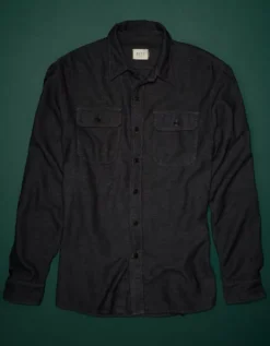 AE77 Premium Brushed Twill Workshirt -Aerie 2308 2421 008 f