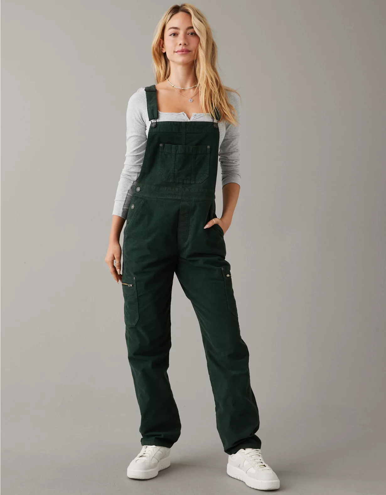 AE Stretch Corduroy Straight Cargo Overall 3 AE Stretch Corduroy Straight Cargo Overall