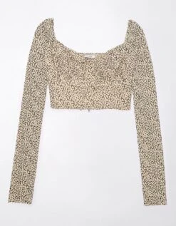 AE Mesh Cropped Corset Top -Aerie 2351 5349 106 f