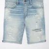 AE AirFlex+ Ultrasoft 9" Patched Denim Short -Aerie 3131 7638 508 f
