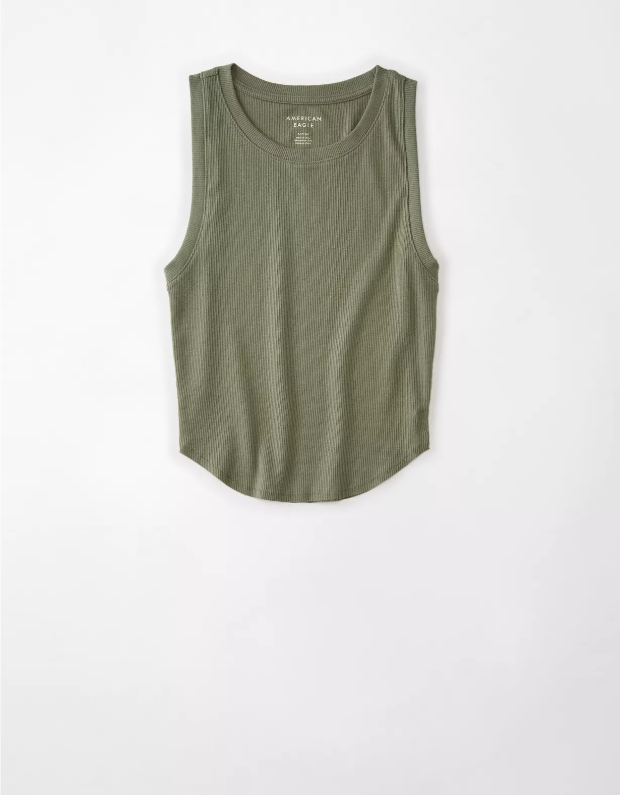 AE Cropped High Neck Daily Fave Tank Top 3 AE Cropped High Neck Daily Fave Tank Top