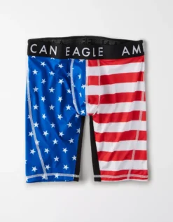 AEO Stars + Stripes 9" Flex Boxer Brief -Aerie 3232 8628 400 f