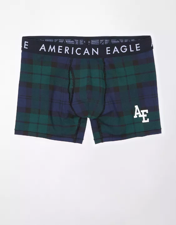 AEO Plaid 4.5" Classic Boxer Brief 5 AEO Plaid 4.5" Classic Boxer Brief - Image 3