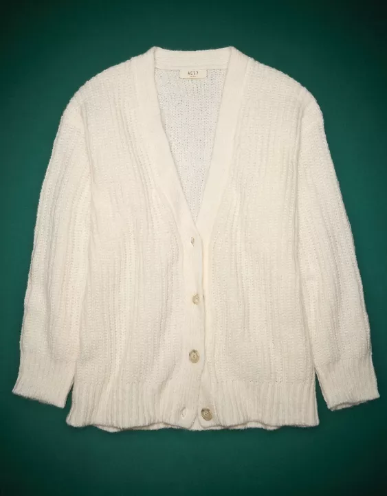 AE77 Premium Mohair Boyfriend Cardigan 5 AE77 Premium Mohair Boyfriend Cardigan - Image 3