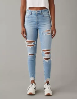 AE Next Level Ripped Super High-Waisted Jegging -Aerie 3435 4746 926 of