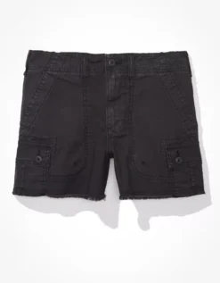 AE Snappy Stretch '90s Boyfriend Cargo Short 7 AE Snappy Stretch '90s Boyfriend Cargo Short -Aerie 4331 7545 001 f