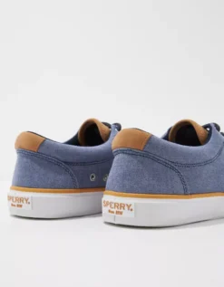 Sperry Men's Striper II CVO SeaCycled Twill Sneaker -Aerie 7213 7396 410 d1