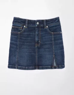 AE Next Level High-Waisted Denim Mini Skirt -Aerie 8332 4706 896 f