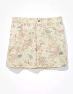 AE Super High-Waisted Floral Mini Skirt -Aerie 9332 4598 106 f